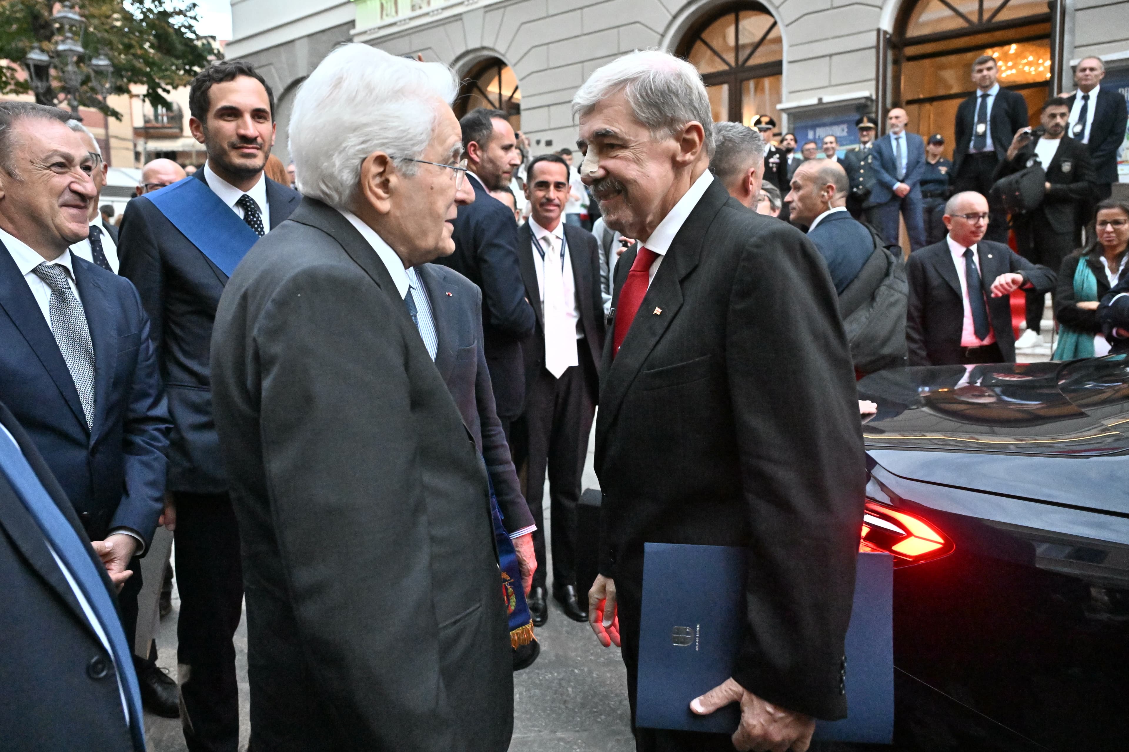 Assemblea Province Imperia 2026, incontro tra Sergio Mattarella e Marco Bucci