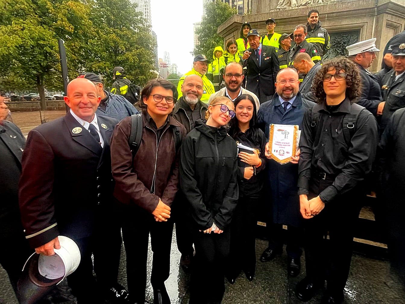 Pertini Vocal Ensemble di Genova al Columbus Day a New York.