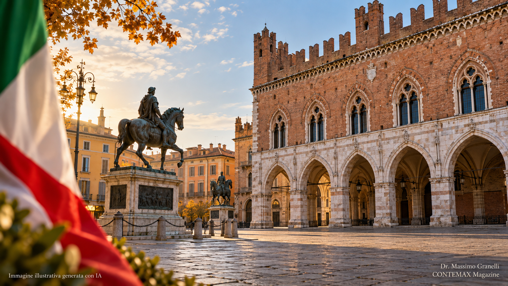 Piacenza, centrodestra in piazza Cavalli il 17 ottobre: governo e unità della coalizione al centro dell’incontro
